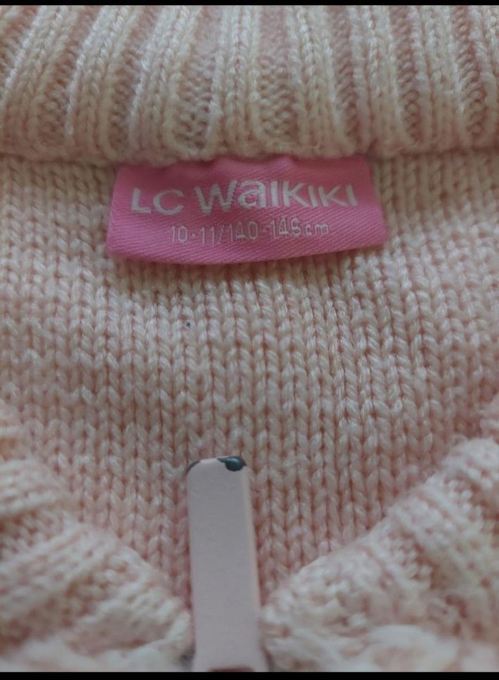 Kız Çocuk Peluş Pembe Yelek - Görsel 3