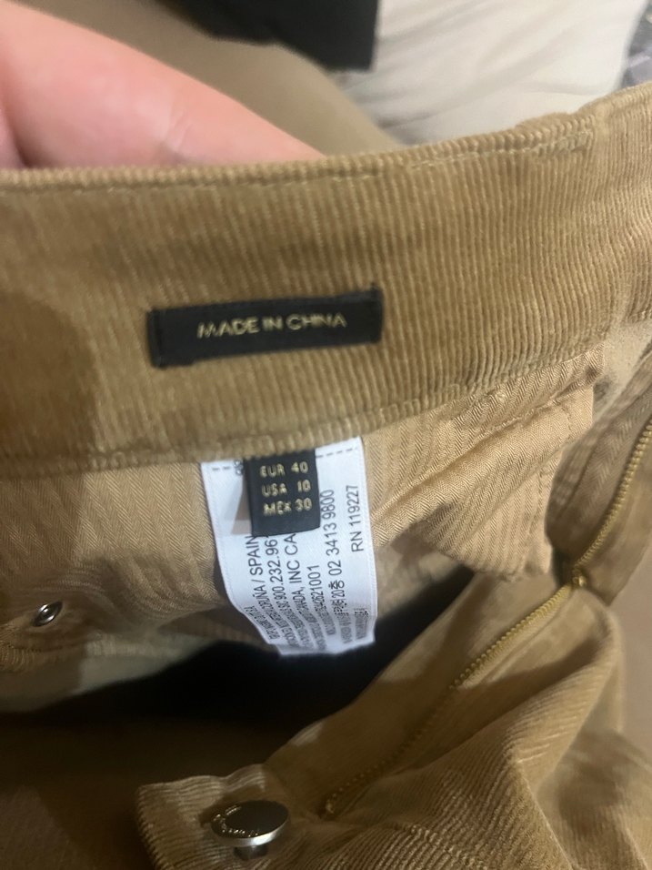 Kadife kadın pantolon - Görsel 2