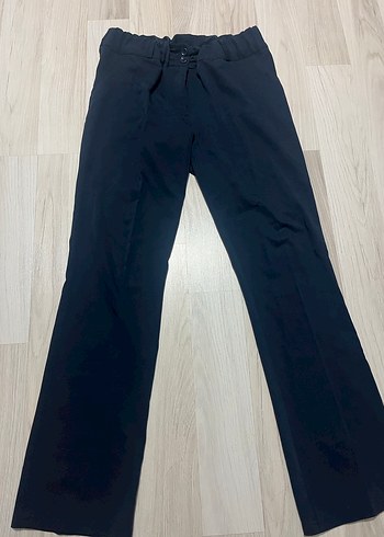 Kadın Lacivert kumaş Pantolon - Görsel 3