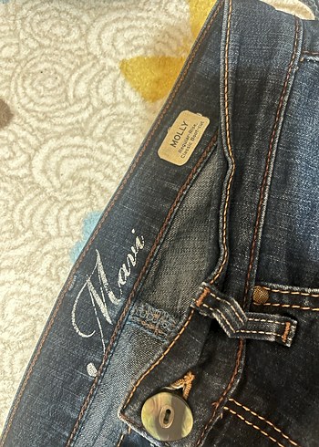 Kadın Vintage  kot pantolon - Görsel 2