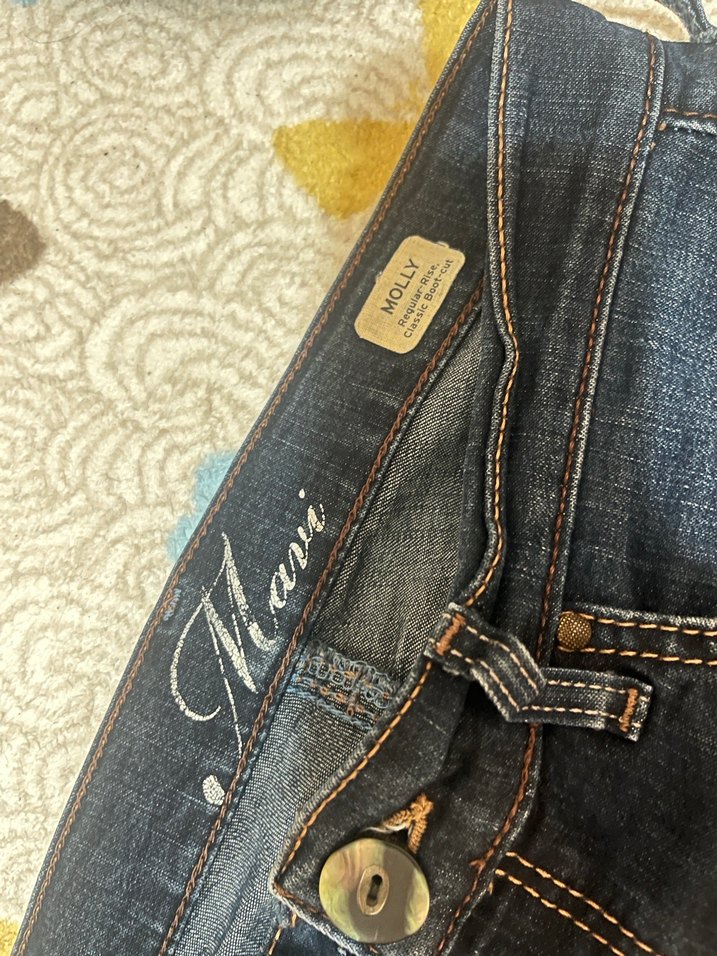 Kadın Vintage  kot pantolon - Görsel 2