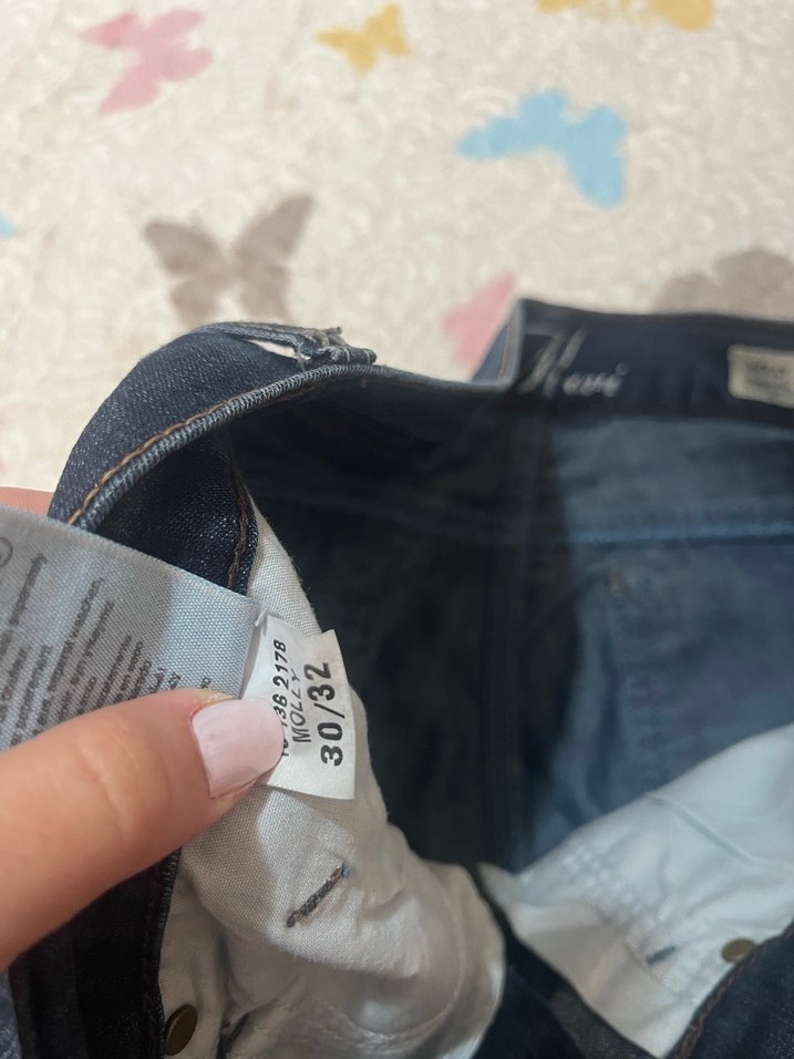 Kadın Vintage  kot pantolon - Görsel 3