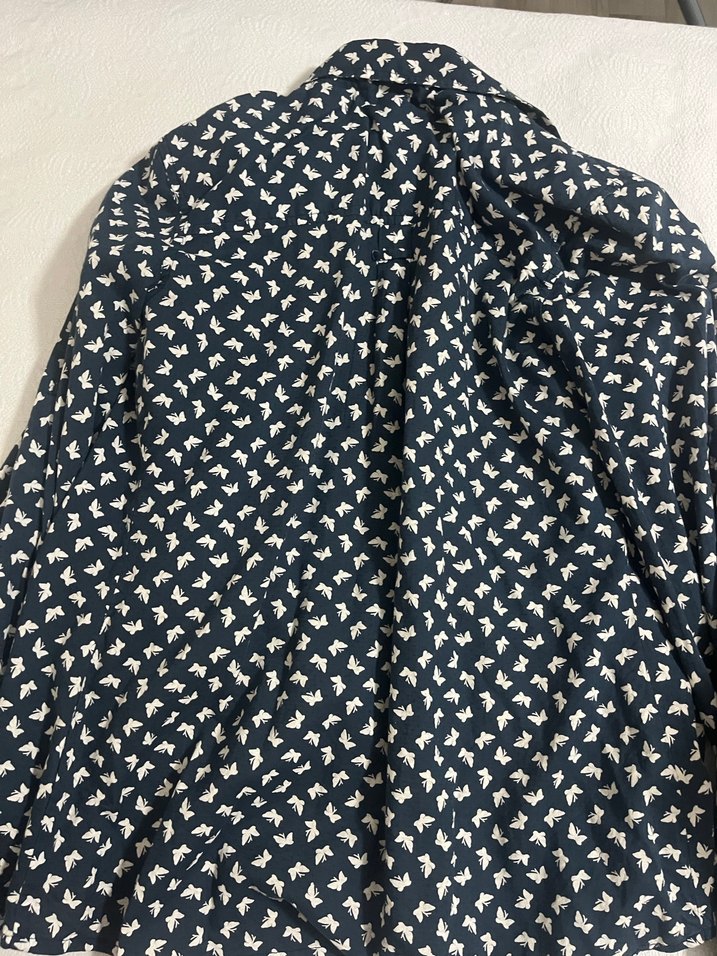 Desenli Kadın Uzun Kollu Gömlek - Görsel 2