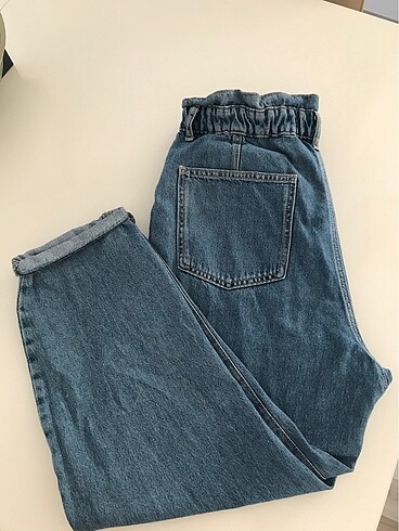Zara baggy paper bag jean
