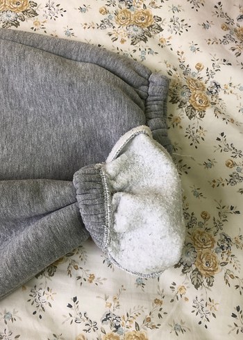 Gri Salaş Erkek-Kadın Eşofman Altı - Görsel 4