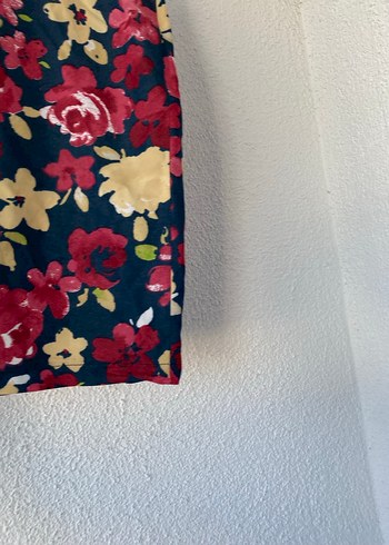 Çiçek Desenli Midi Hamile Etek - Görsel 5