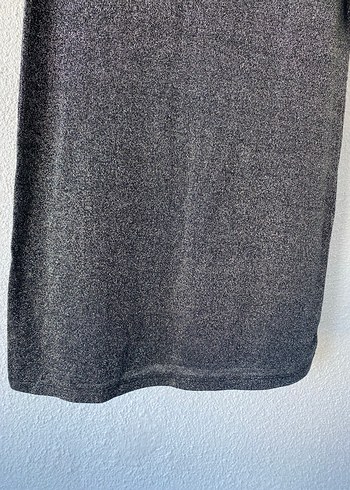 Gri Kısa Kollu Tişört/elbise - Görsel 3