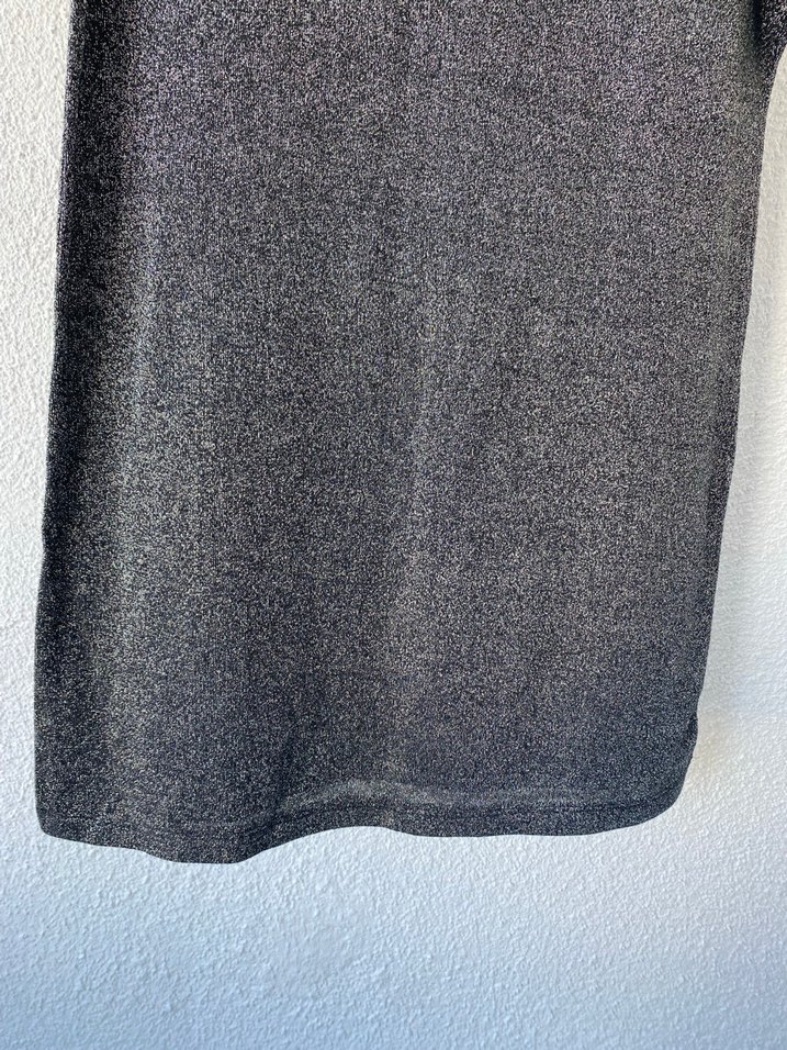 Gri Kısa Kollu Tişört/elbise - Görsel 3