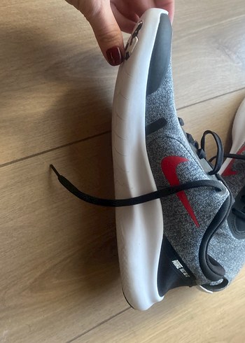 Nike Flex Gri Erkek Spor Ayakkabı Bağcıkları - Görsel 5