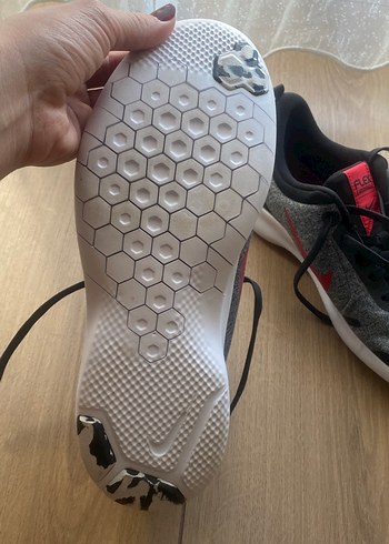 Nike Flex Gri Erkek Spor Ayakkabı Bağcıkları - Görsel 6