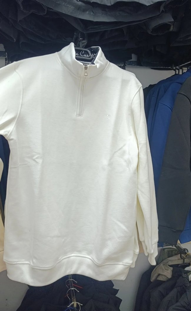 Gri Erkek Fermuarlı Sweatshirt - Görsel 3