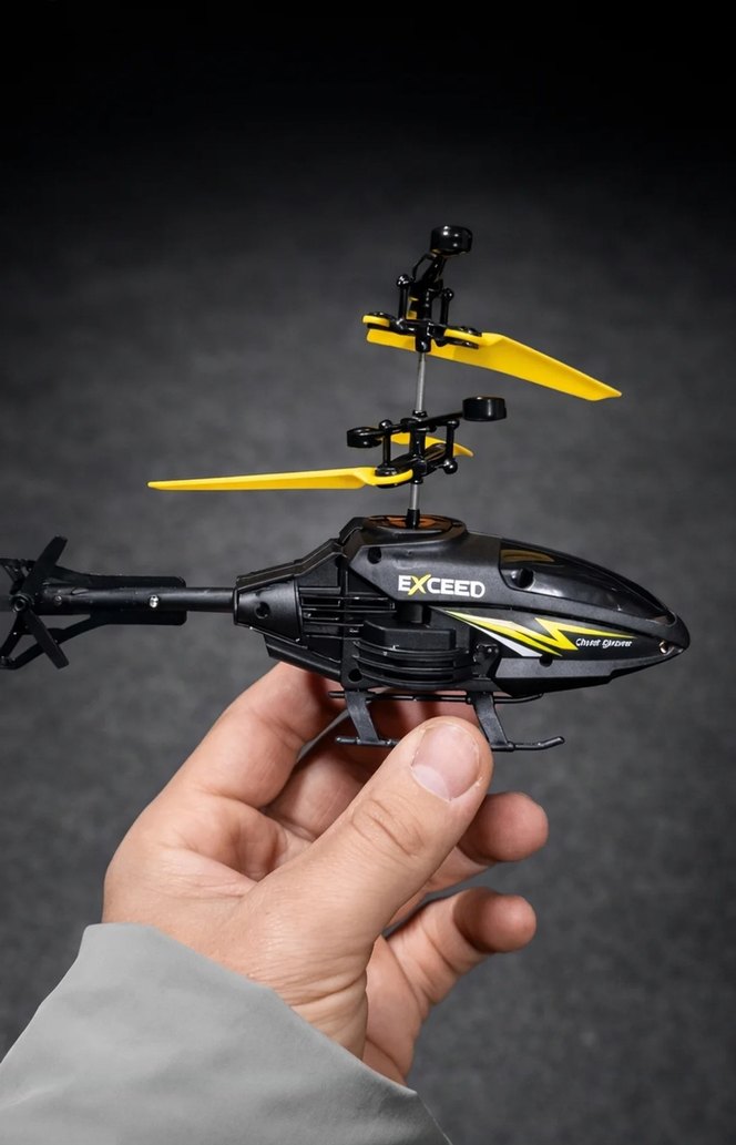 Renkli Uzaktan Kumandalı Helikopter Oyuncak - Görsel 2