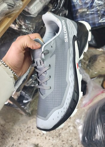 Salomon Gri Erkek Outdoor Spor Ayakkabı - Görsel 3