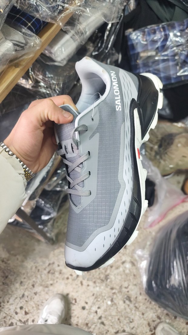 Salomon Gri Erkek Outdoor Spor Ayakkabı - Görsel 3