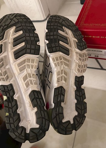 Beyaz Pembe Bağcıklı Yüksek Topuklu Spor Ayakkabı - Görsel 4