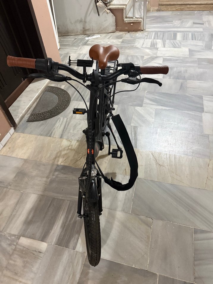 Alba siyah elektrikli katlanır Bisiklet - Görsel 4