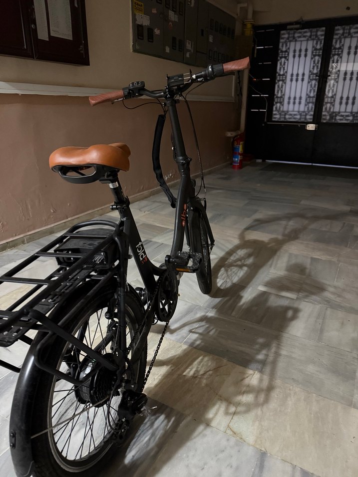 Alba siyah elektrikli katlanır Bisiklet - Görsel 3