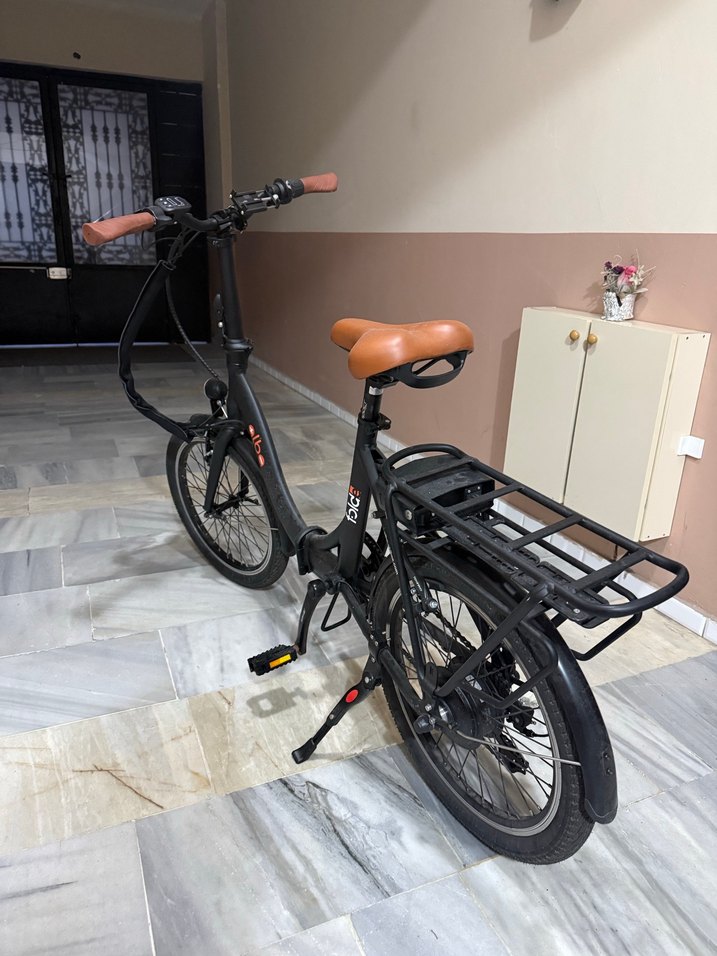 Alba siyah elektrikli katlanır Bisiklet - Görsel 2