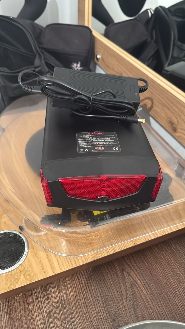 Alba siyah elektrikli katlanır Bisiklet - Görsel 5