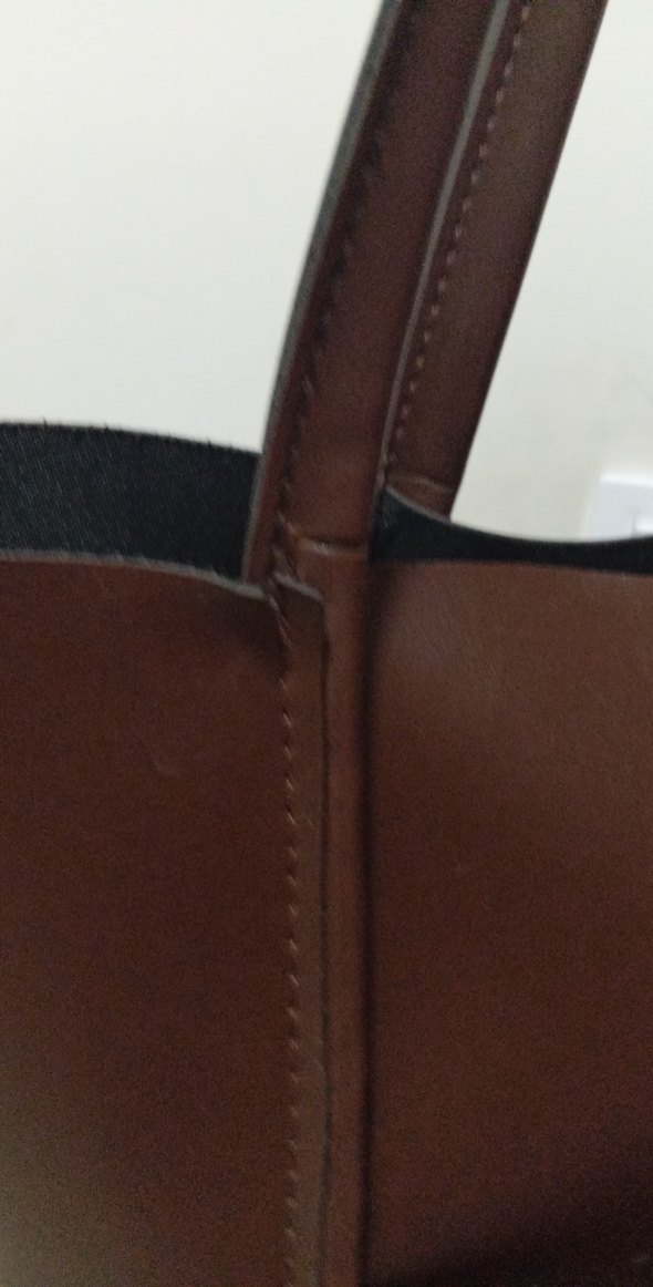 Kahverengi Deri Kadın Çanta - Görsel 2