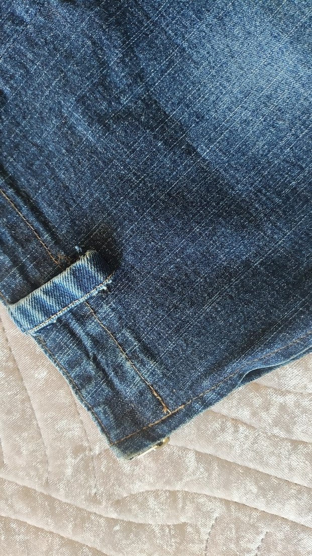 kısa kot etek - Görsel 3