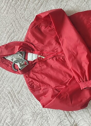 Yağmurluk kırmızı  - Görsel 3