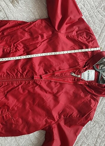 Yağmurluk kırmızı  - Görsel 9