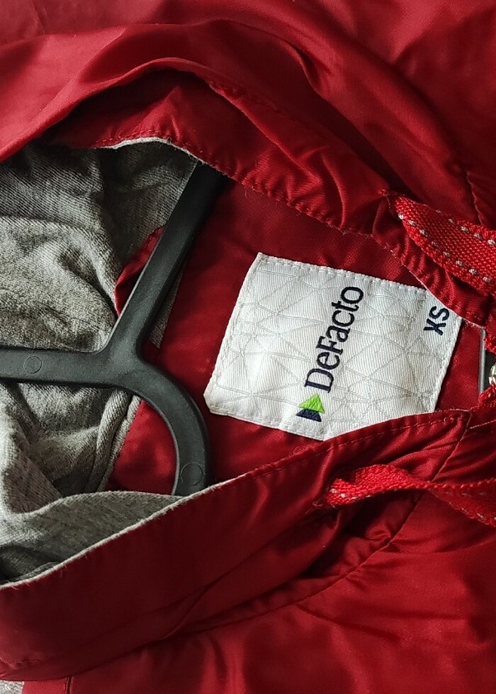 Yağmurluk kırmızı  - Görsel 2