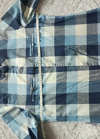 Kareli gömlek koton - Görsel 5