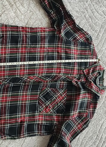 Kareli gömlek kırmızı - Görsel 5