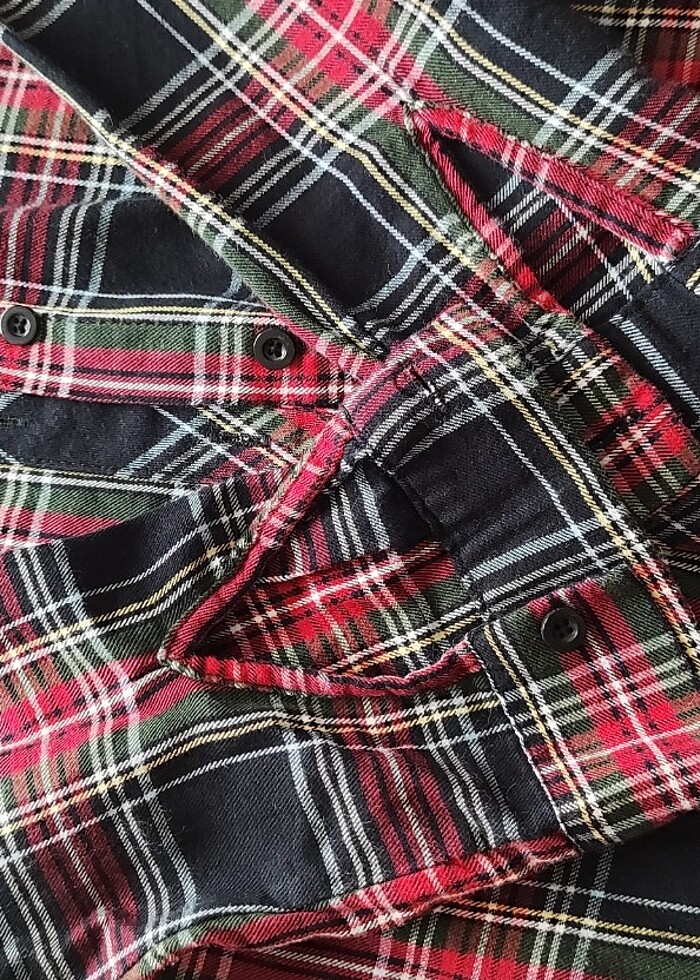 Kareli gömlek kırmızı  - Görsel 4