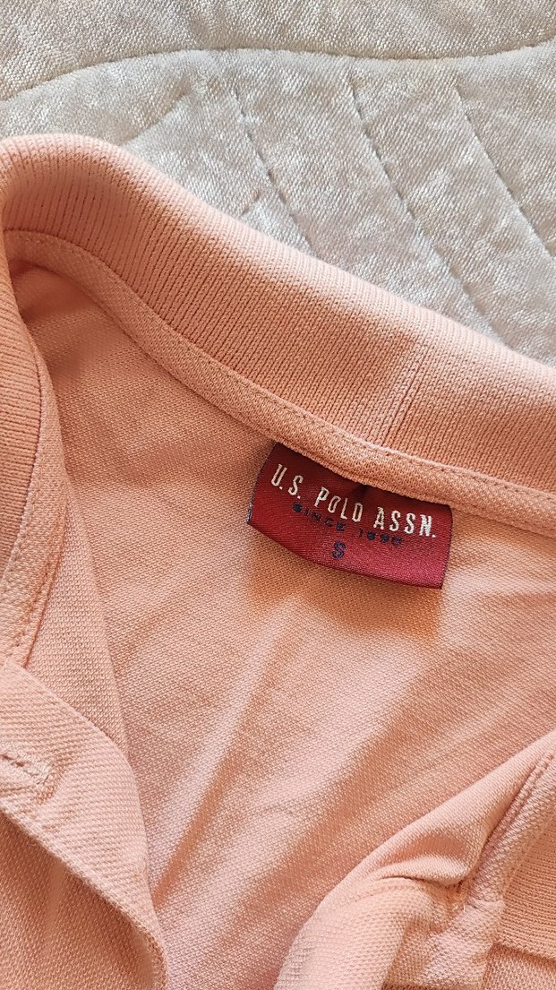 Pembe Polo Yaka Tişört - Görsel 3