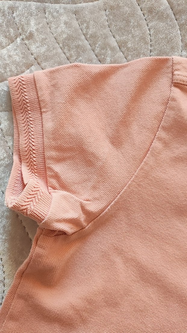 Pembe Polo Yaka Tişört - Görsel 2