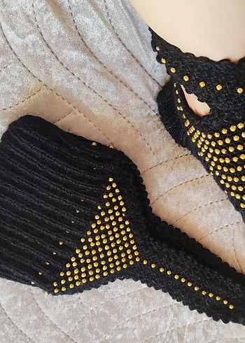 örgü patik - Görsel 5