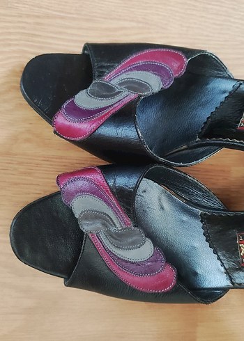 NostaljikTopuklu Kadın Terlik - Görsel 4