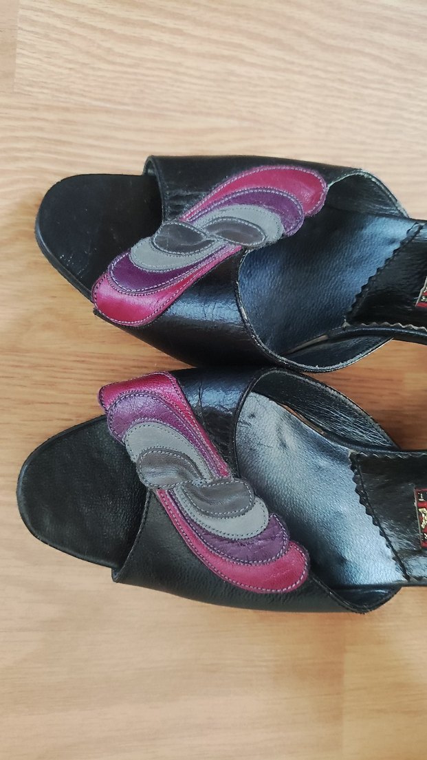 NostaljikTopuklu Kadın Terlik - Görsel 4