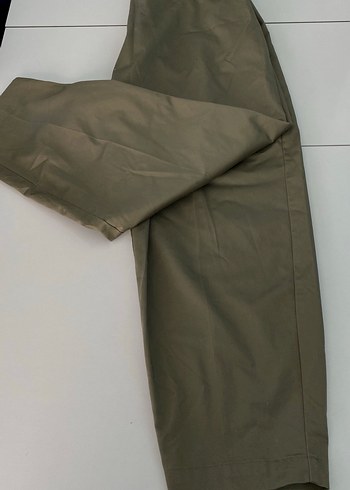 Haki ,chino ,Kumaş Pantolon - Görsel 3