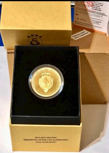 İndirimli Fiyatla GALATASARAY (ALTIN)kaplama 925ayar Gümüş KUTUl - Görsel 2