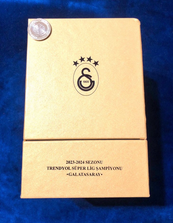 Galatasaray 24. Şampiyonluk Hatıra Para Seti  Kutulu - Görsel 5
