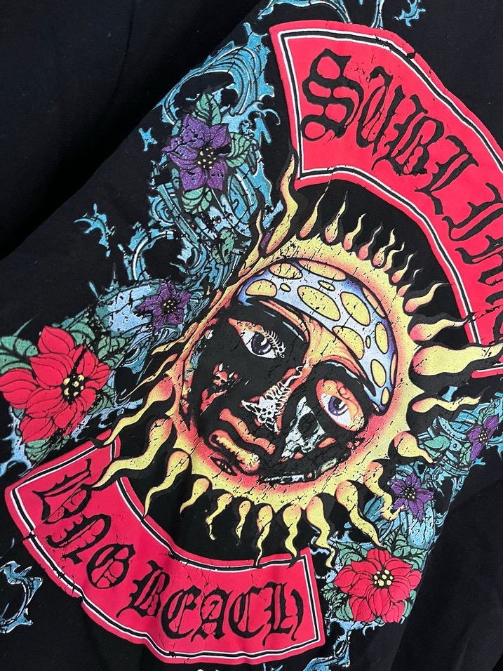Sublime Baskılı Siyah Kadın Sweatshirt - Görsel 2