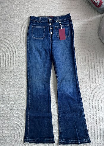 ZARA DÜĞMELİ JEAN - Görsel 5