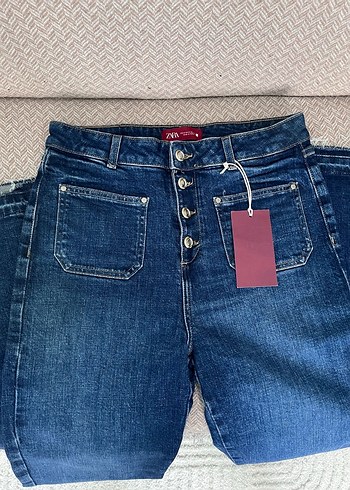 ZARA DÜĞMELİ JEAN - Görsel 3