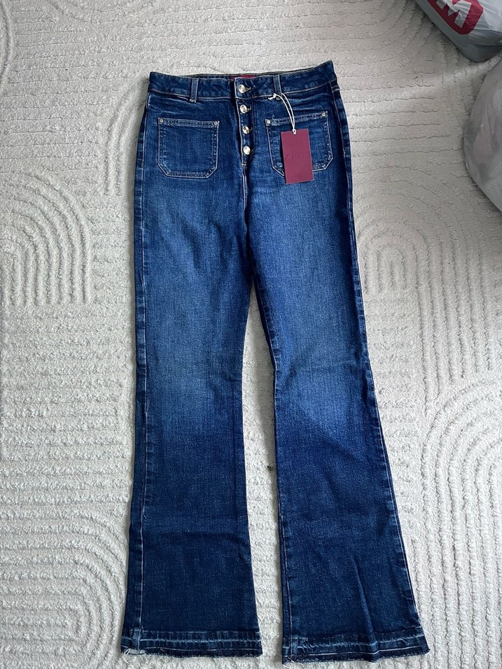 ZARA DÜĞMELİ JEAN - Görsel 5