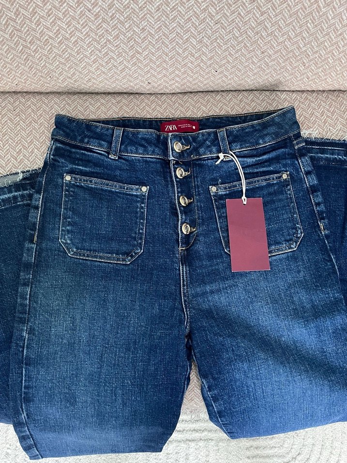 ZARA DÜĞMELİ JEAN - Görsel 3
