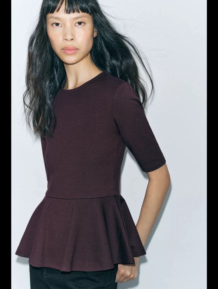 ZARA PEPLUM TİŞÖRT - Görsel 2