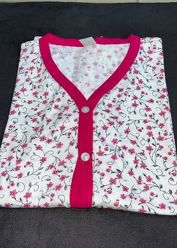 Boydan Düğmeli Pijama Takımı - Görsel 2