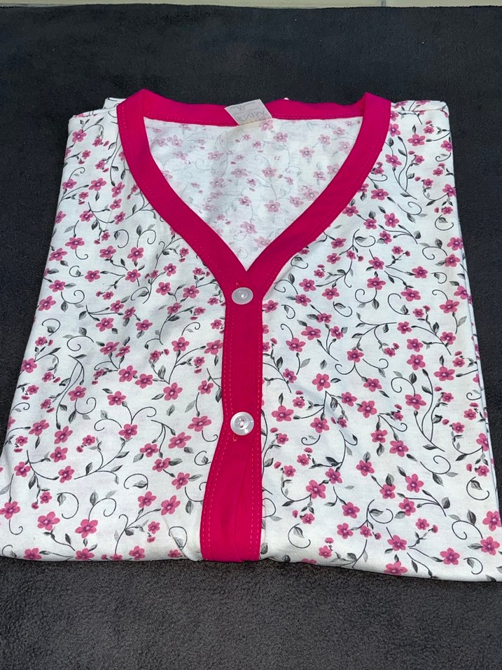 Boydan Düğmeli Pijama Takımı - Görsel 2