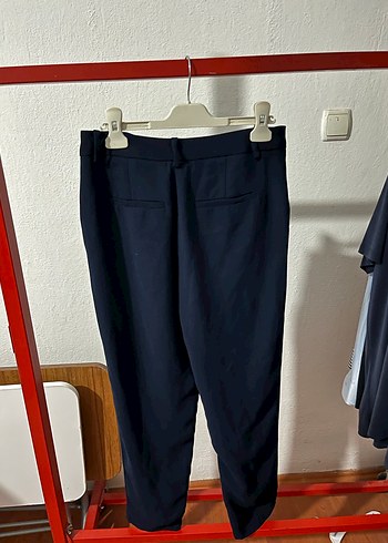 LC Waikiki Klasik Mavi Kadın Cigarette Pantolon - Görsel 4