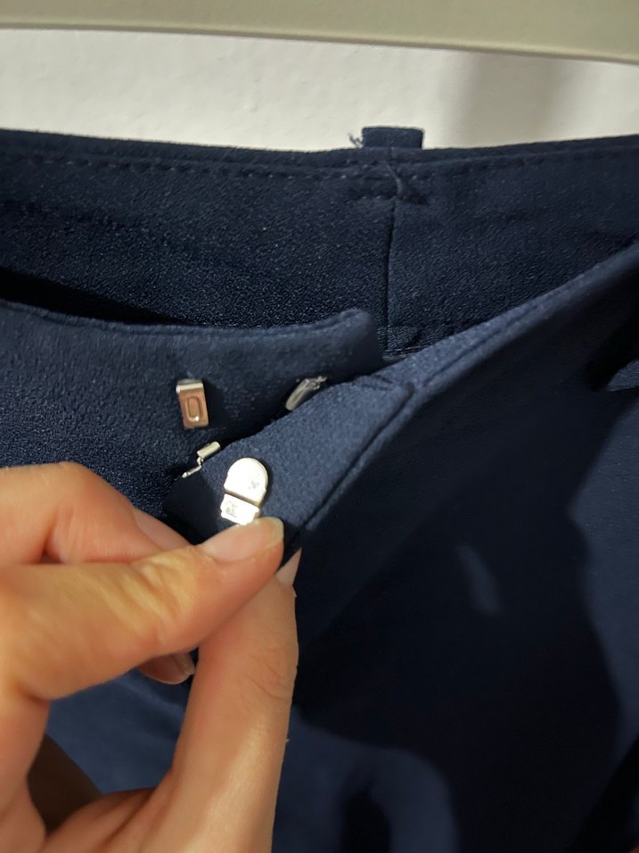 LC Waikiki Klasik Mavi Kadın Cigarette Pantolon - Görsel 2