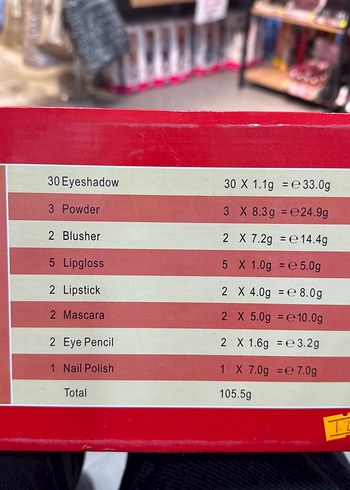 KMCES Profesyonel Makyaj Seti Vitamin E İçerikli - Görsel 2